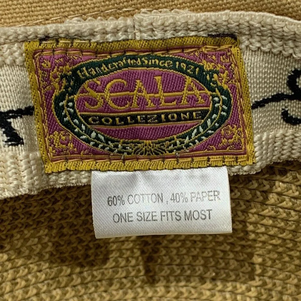 Scala Collezione Tan Sun Beach Hat